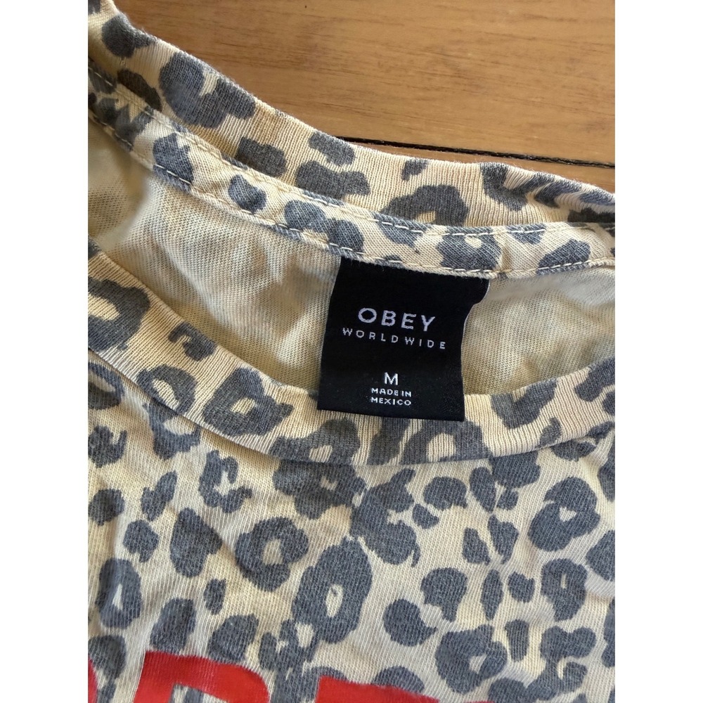 Obey‎ Sad Daisy Cropped T-Shirt - Picture 3 of 7